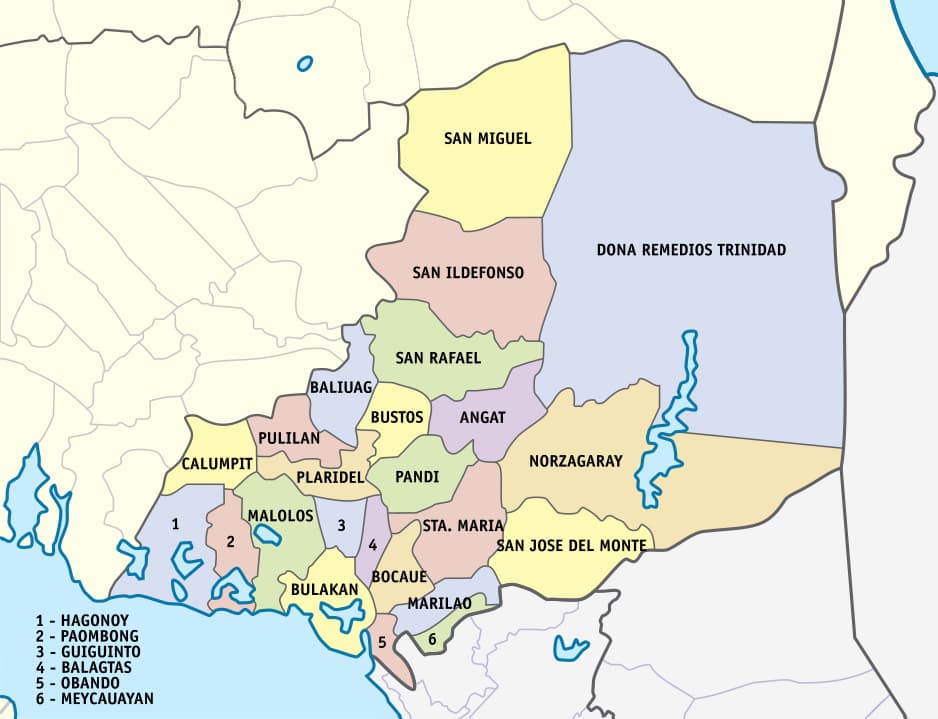 Bulacan Map 