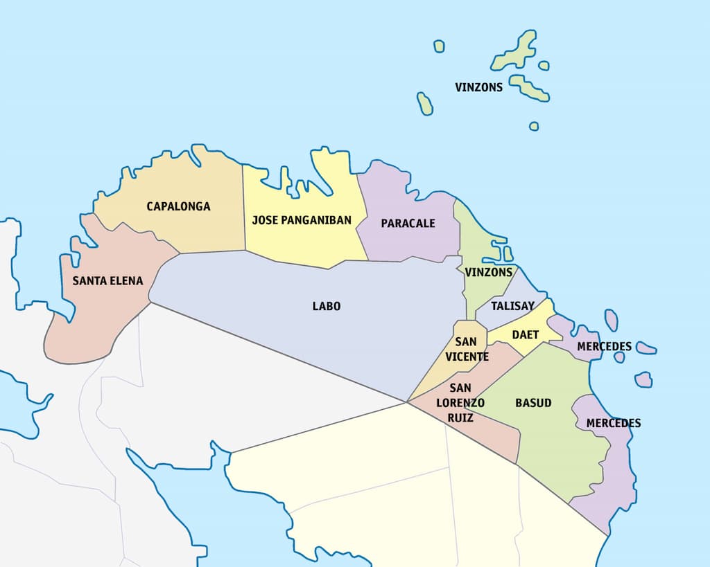 Comprehensive Guide To Camarines Norte Lionunion   Camarines Norte Map 